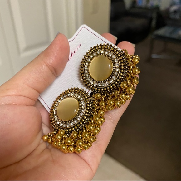 pakistani indian bangali fashion jewelry earrings - Picture 5 of 8